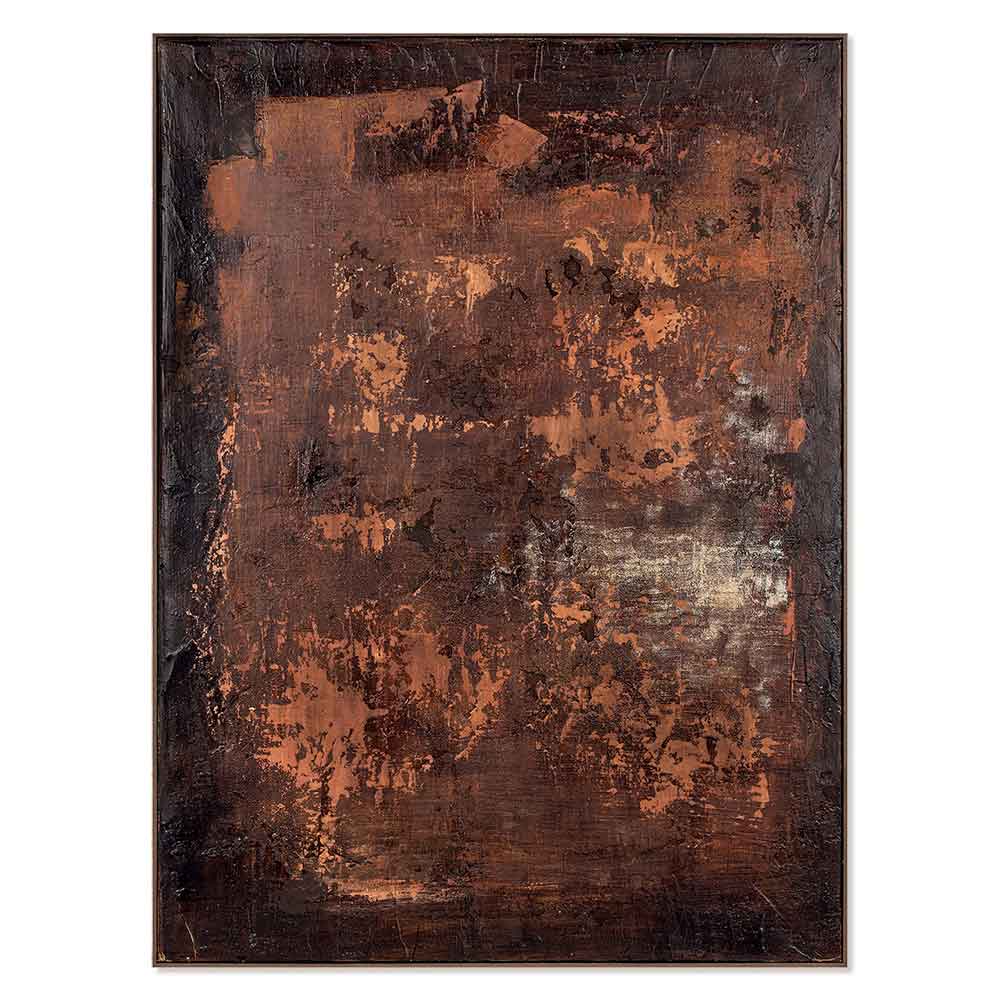 Agave - Quadro Astratto Materico 'Ground' 110x150 cm