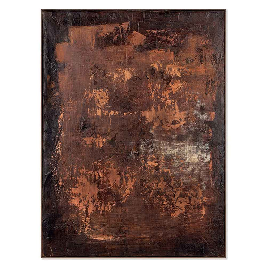 Agave - Quadro Astratto Materico 'Ground' 110x150 cm