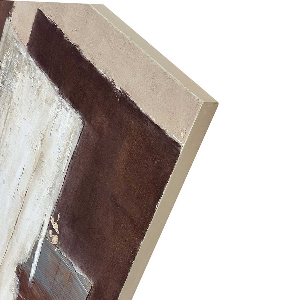 Agave - Quadro Astratto "Sahara": Materico e Ispirazione Africana