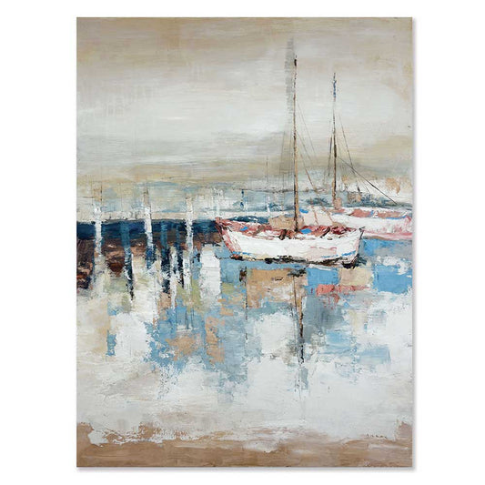 Agave - Quadro Marino Moderno "Senza vento"