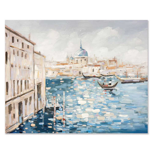 Agave - Venice Quadro Marino Moderno 100x80 - Dipinto a Mano