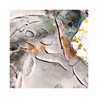 Agave | Tortoise 60x60: Quadro Dipinto a Mano Stile Marino