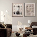 Agave - Belize: Quadro Astratto con Inserti Carta Amatl - 80x100 cm