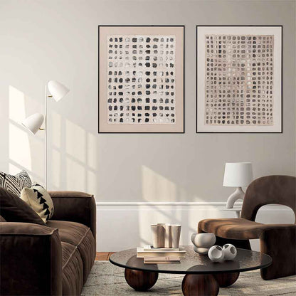 Agave - Belize: Quadro Astratto con Inserti Carta Amatl - 80x100 cm