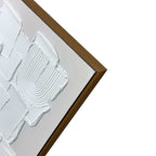 Agave - Balai 60x90: Quadro Astratto Materico Dipinto a Mano