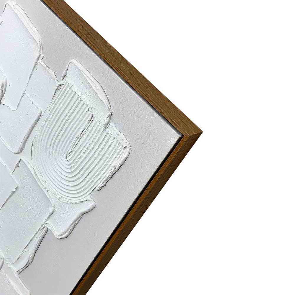 Agave - Balai 60x90: Quadro Astratto Materico Dipinto a Mano