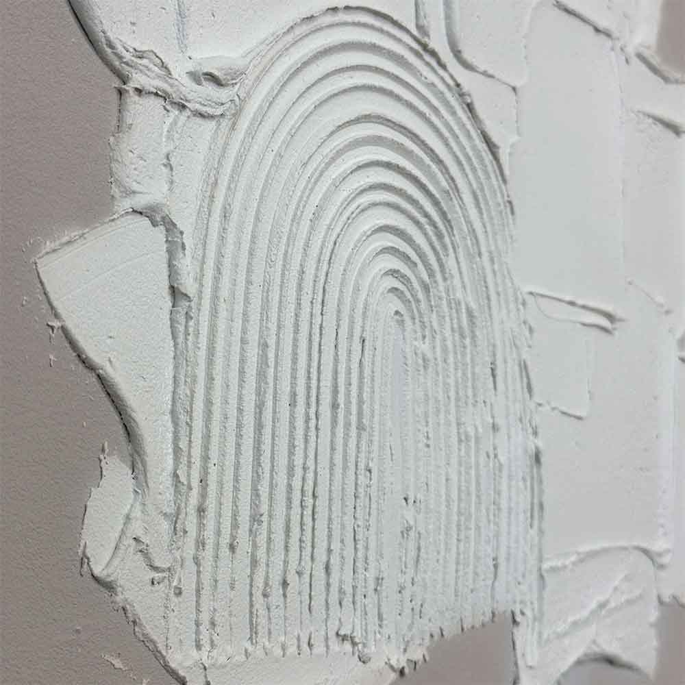 Agave - Balai 60x90: Quadro Astratto Materico Dipinto a Mano