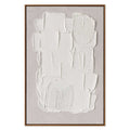 Agave - Balai 60x90: Quadro Astratto Materico Dipinto a Mano