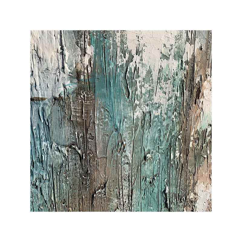 Agave Abstract Painting Teal 100x150