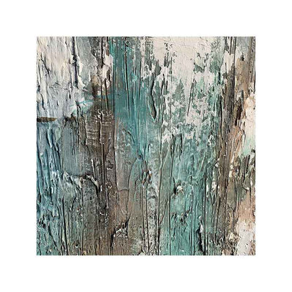 Agave Abstract Painting Teal 100x150