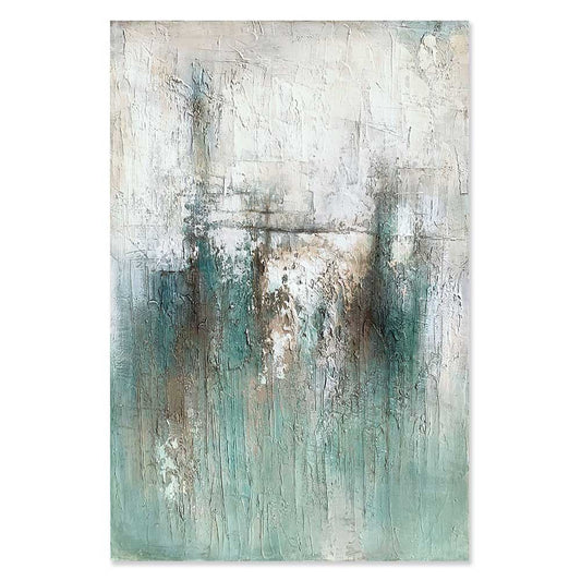 Agave Abstract Painting Teal 100x150