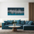Agave Quadro Dark Blue Art 150×70