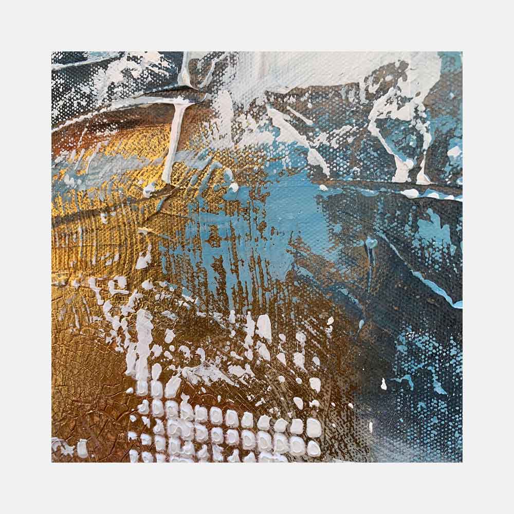 Agave Quadro "Tuna" 80x80 - Dipinto a Mano Tema Marino Moderno