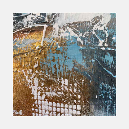 Agave Quadro "Tuna" 80x80 - Dipinto a Mano Tema Marino Moderno