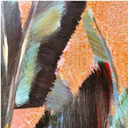 Agave Quadro Dipinto a Mano "Wild" 120x90 - Piante Tropicali Natura
