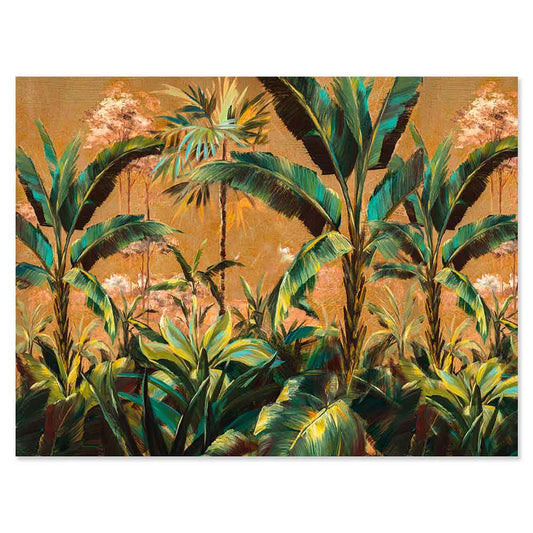 Agave Quadro Dipinto a Mano "Wild" 120x90 - Piante Tropicali Natura
