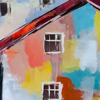 Agave: Quadri Mare Moderni - "Cinque Terre" 120x80 cm
