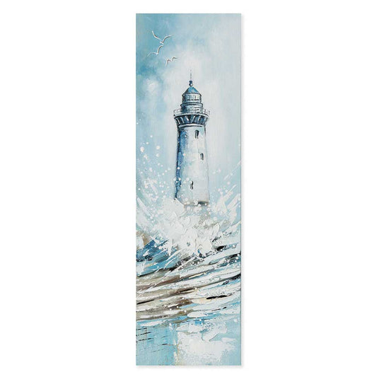 Agave - Leandro Quadro Mare 30x100 - Dipinto a Mano