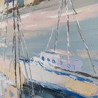 Agave - Quadro Marino Moderno "Fishing trip" Dipinto a Mano