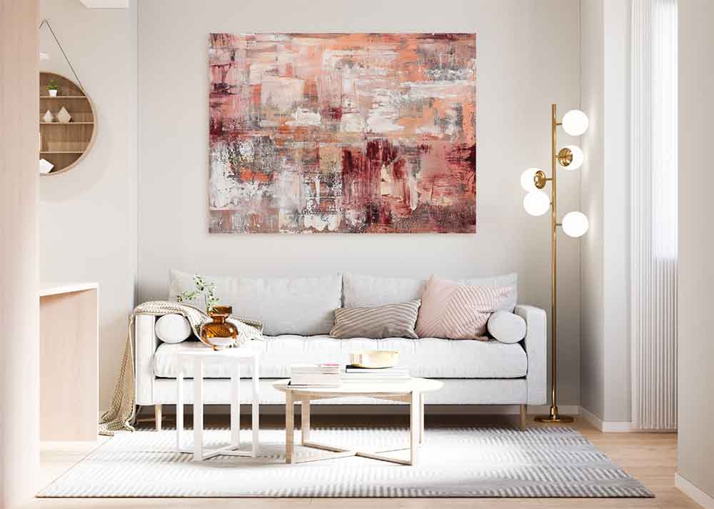 Agave Quadro Pink Abstract