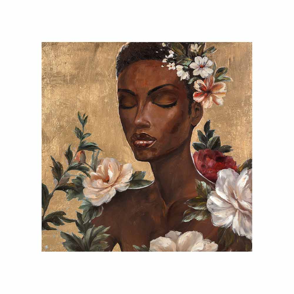 Agave Painting with Woman Dalila