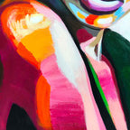 Agave | United Colors 80x120 - Quadro Figurativo Moderno Dipinto a Mano