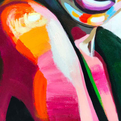 Agave | United Colors 80x120 - Quadro Figurativo Moderno Dipinto a Mano