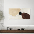 Quadro Moderno Menhir Agave - Dipinto a Mano 70x140 cm