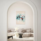 Quadro Moderno Hurricane Agave - Dipinto a Mano 80x120 cm