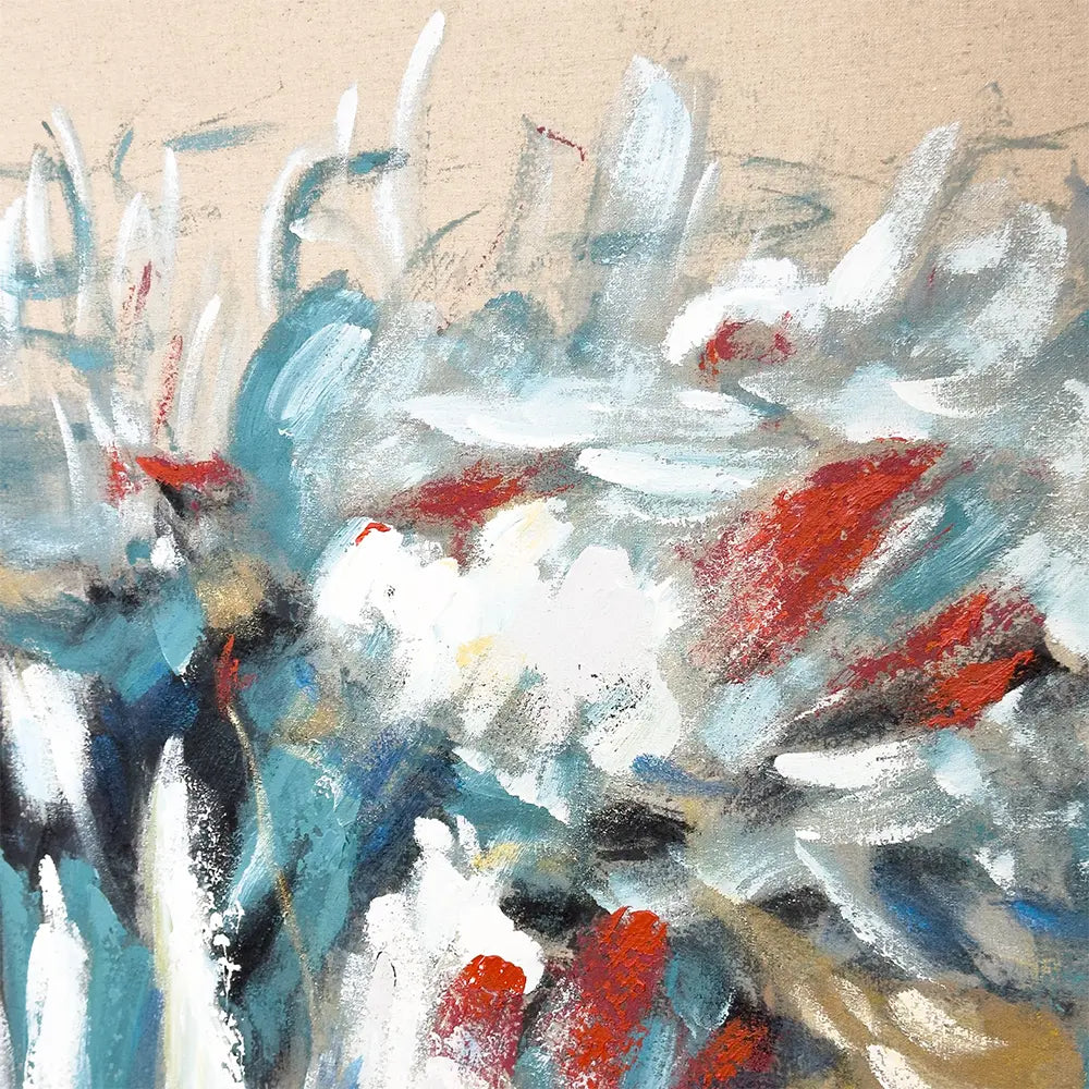 Quadro Moderno Hurricane Agave - Dipinto a Mano 80x120 cm