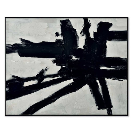 Agave Abstract Painting Homage to Kline 150x120
