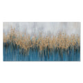 Quadro Materico Blue Art Agave - Dipinto a Mano 150x70 cm