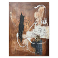 Quadro Materico Rust Agave - Dipinto a Mano su Tela 90x120 cm