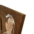 Quadro Materico Rust Agave - Dipinto a Mano su Tela 90x120 cm
