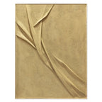 Agave | Quadro Astratto Moderno "Suede" 90x120 con Cornice