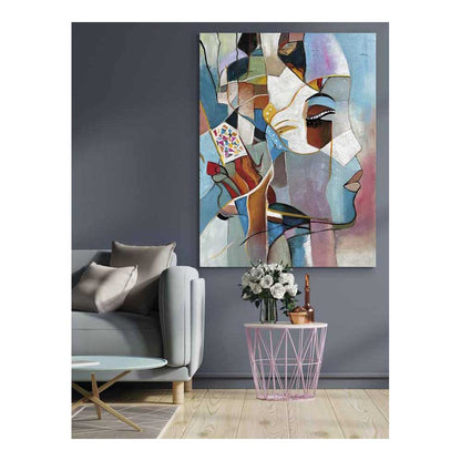 Ambienti Glamour: Quadro Decorativo Moderno "Android" 90x120