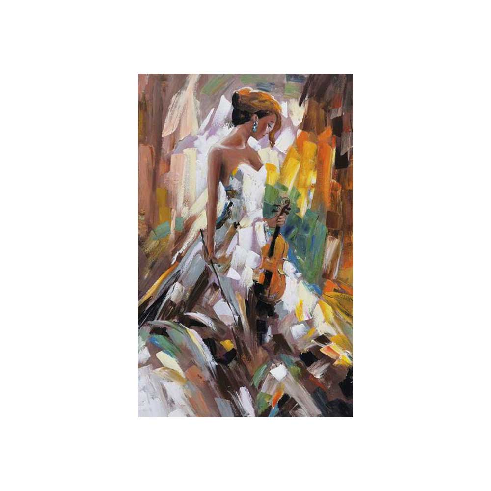 Ambienti Glamour Quadro La Violinista