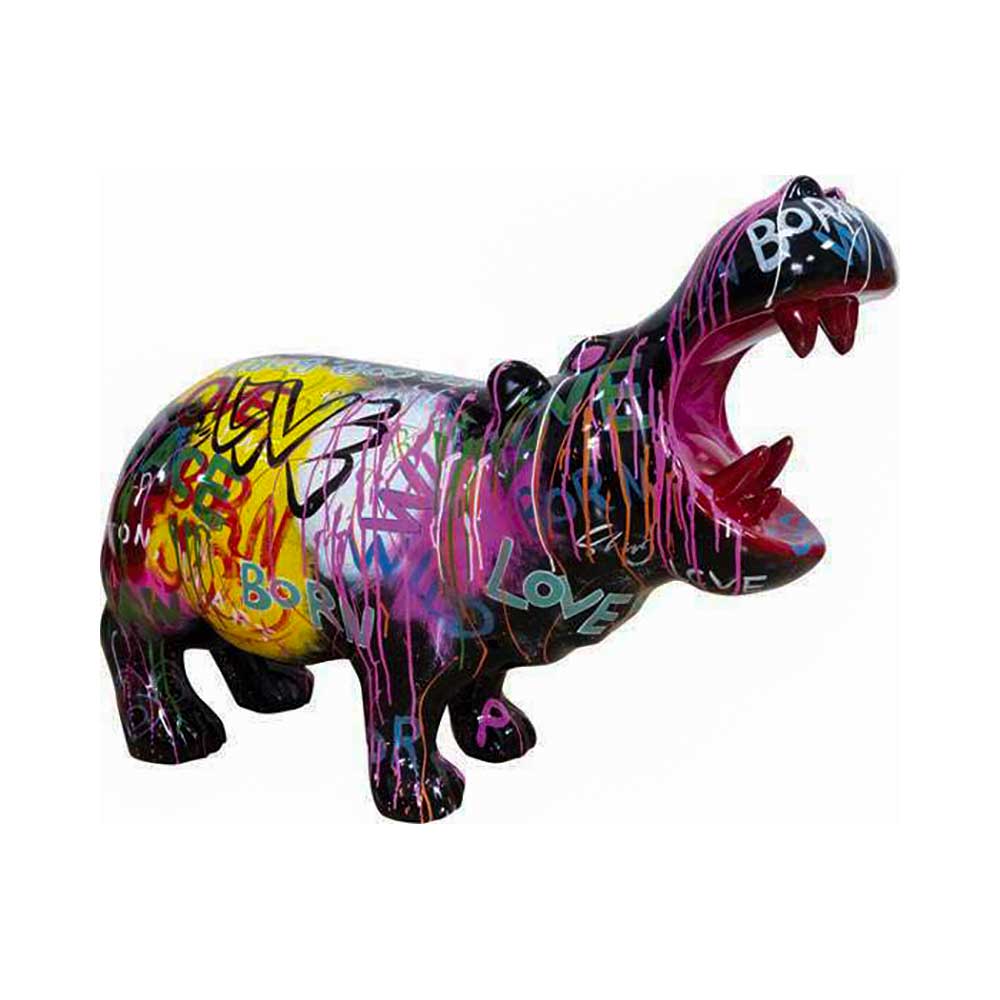 Ambienti Glamour Scultura Big Hippo