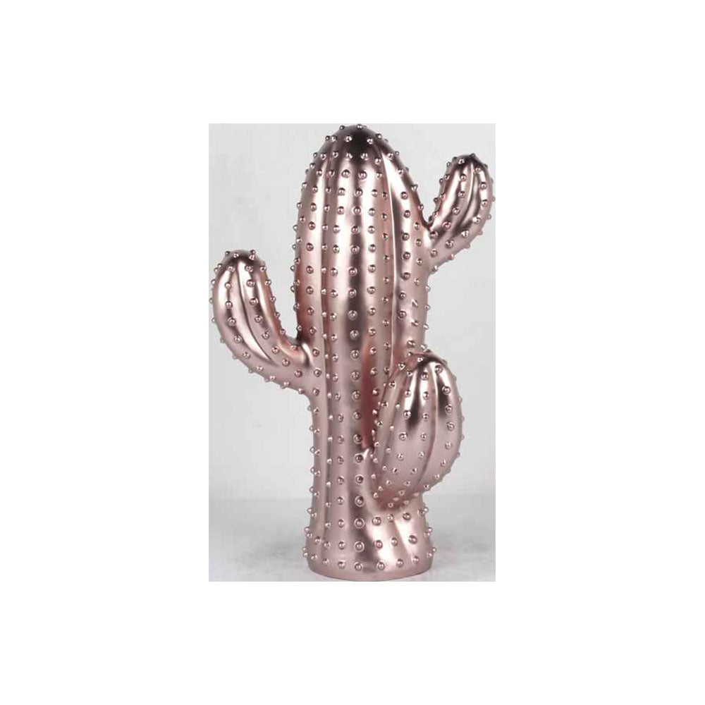 Ambienti Glamour Scultura Cactus Rosato H 54 cm