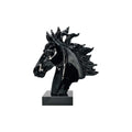 Ambienti Glamour Scultura Cavallo Nero