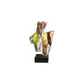 Ambienti Glamour: Scultura "Copper Girl" Rame H 38 cm Base Marmo Nero