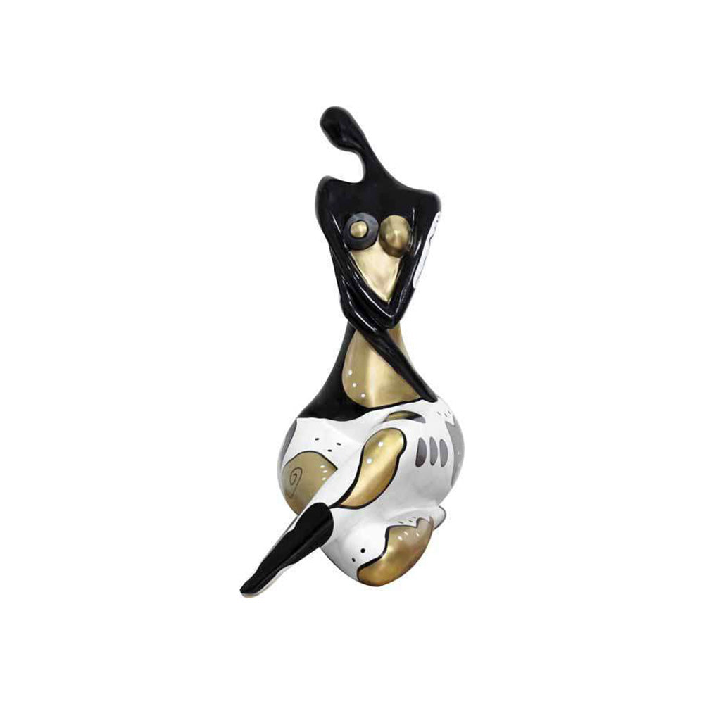 Ambienti Glamour Scultura Gold Queen Dorata H 56 cm