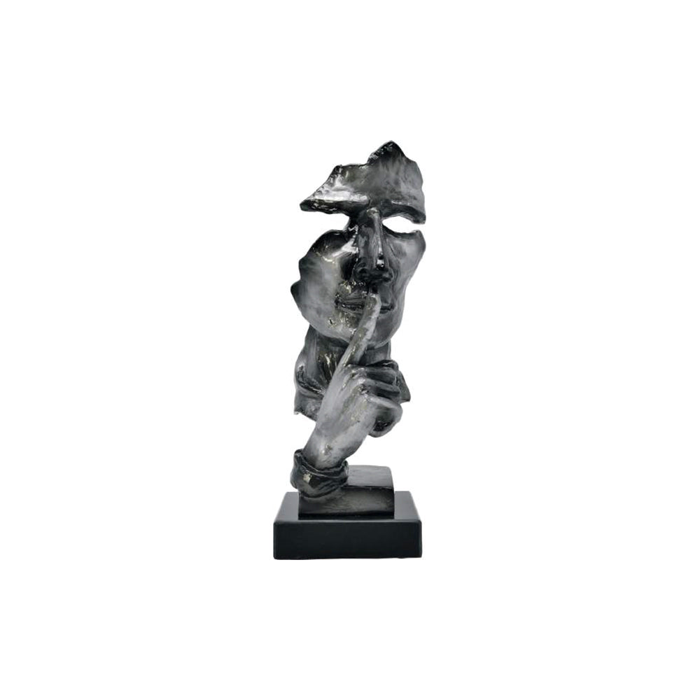 Glamour Environments Sculpture Sottovoce Dark Silver