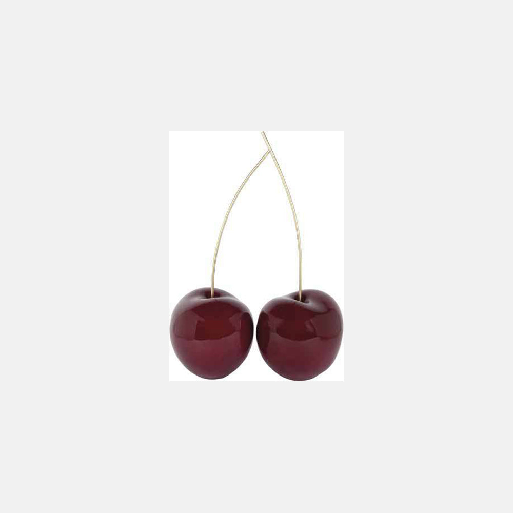 Ambienti Glamour: Scultura "Visciola" Rosso Scuro Oro H 68 cm