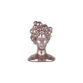 Ambienti Glamour Scultura Woman Spheres Rosa Metallizzato H 28 cm