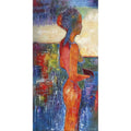 Quadro Ginevra 90x180 cm Dipinto a Mano su Tela | Ambienti Glamour