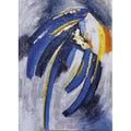 Quadro Materico Notturno 150x200 cm con Foglia d'Oro | Ambienti Glamour