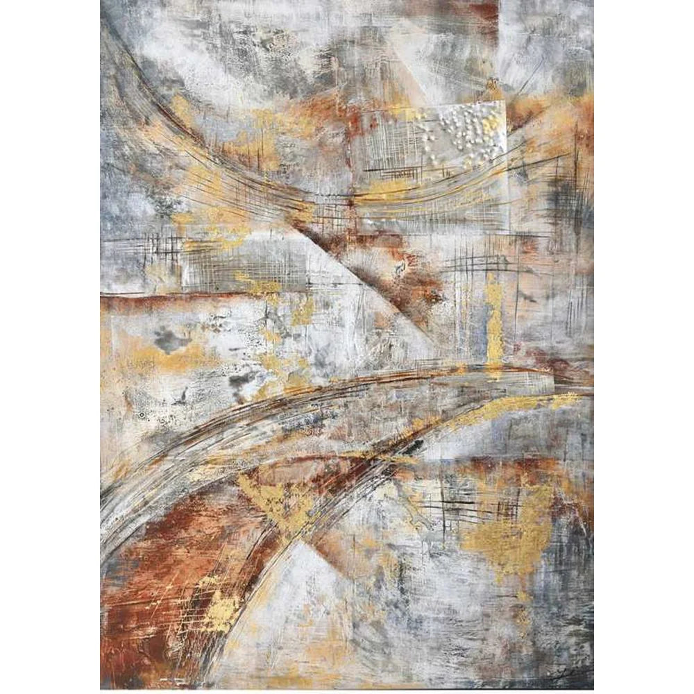 Quadro York 150x200 cm Dipinto a Mano su Tela | Ambienti Glamour