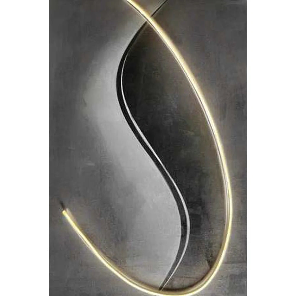 Quadro con Led Esse 60x90 cm Olio Acrilico su Stampa | Ambienti Glamour
