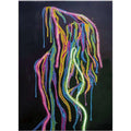 Quadro con Led Venere 100x150 cm Dipinto a Mano su Tela | Ambienti Glamour